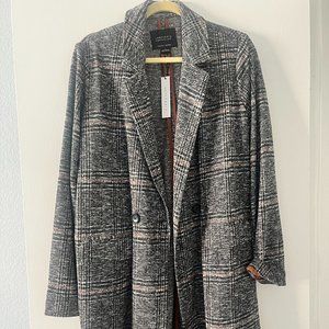 Womens Sanctuary Carlyle Plaid Jacket, Size M Brand New